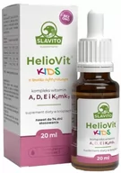 Witaminy i minerały - HelioVit KIDS Kompleks Witamin ADEK (K2 MK-7) dla Dzieci o Smaku Cytrynowym Krople 20 ml Hubert Czerniak Slavito - miniaturka - grafika 1