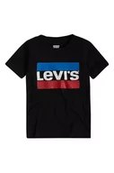 Koszulki dla chłopców - Levi's T-shirt dziecięcy kolor czarny z nadrukiem - miniaturka - grafika 1