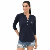 Koszulki jeździeckie - Spooks Bluzka damska RAYAH SS22 - navy - miniaturka - grafika 1