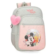 Plecaki szkolne i tornistry - Joumma Disney Minnie Wild Nature Plecak szkolny Zielony 30x38x12 cms Poliester 13,68L, Zielony, plecak szkolny - miniaturka - grafika 1