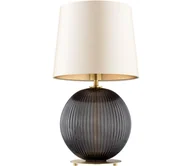 Lampy stojące - Argon 8538 - Lampa stołowa HAMILTON 1xE27/15W/230V kremowa/czarna - miniaturka - grafika 1