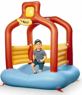 DMUCHANY ZAMEK TRAMPOLINA Z KOSZEM WEHNCKE - Place zabaw - miniaturka - grafika 1