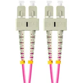 Kable światłowodowe - Lanberg kabel światłowodowy FO-SUSU-MD41-0010-VT 1m - miniaturka - grafika 1