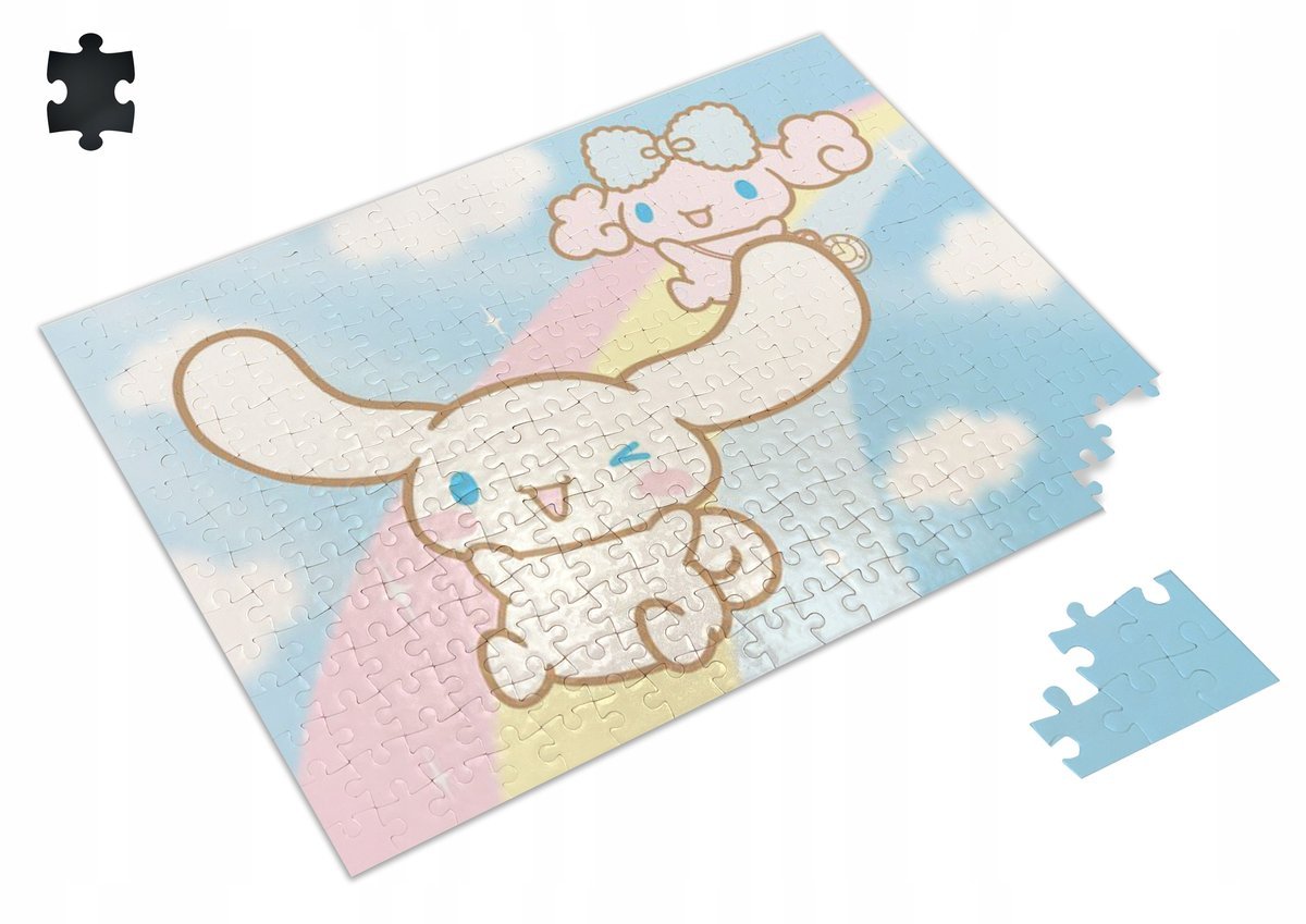Puzzle KUROMI HELLO KITTY Cinnamoroll A3 252 el z Nadrukiem + IMIĘ 55