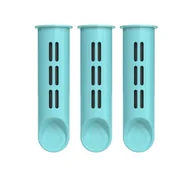 Wkłady filtrujące - Dafi filtr węglowy do butelki filtrującej Soft i Solid Miętowy 3 sztuki - miniaturka - grafika 1