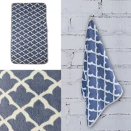 Ręczniki - Ręcznik Pure Deco 35x75 niebieski z mikrofibry Home 2023 - miniaturka - grafika 1