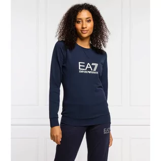 Bluzy damskie - EA7 Bluza | Regular Fit - grafika 1