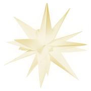 Oświetlenie świąteczne - Podświetlana gwiazda LED Ciepły biały 57cm - miniaturka - grafika 1