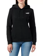 Bluzy damskie - PUMA Damska bluza z kapturem Ess+ z haftem Fl Sweat - miniaturka - grafika 1
