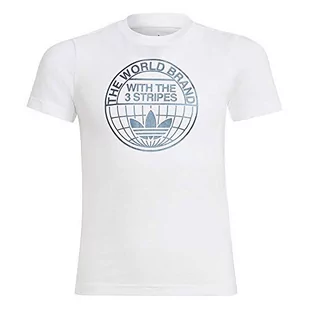 adidas adidas T-shirt chłopięcy biały biały 7 Jahre GN4121 - Koszulki dla chłopców - miniaturka - grafika 1