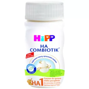 Hipp 1 HA Combiotik hipoalergiczne mleko początkowe, dla niemowląt od urodzenia 90 ml - Mleko modyfikowane - miniaturka - grafika 1