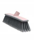Miotły, szufle, mopy - Miotła do zamiatania plastikowa różowa - miniaturka - grafika 1