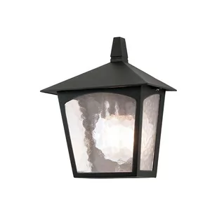 Elstead Lighting York Flush Lantern BL15 BLACK kinkiet ogrodowy IP44 stylowy BL15 BLACK) - Lampy ogrodowe - miniaturka - grafika 2