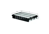 Filtry powietrza - Filtr powietrza Mahle LX 1700 - miniaturka - grafika 1