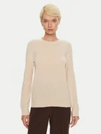 Swetry damskie - Boss Sweter Feganasi 50492551 Żółty Regular Fit - miniaturka - grafika 1