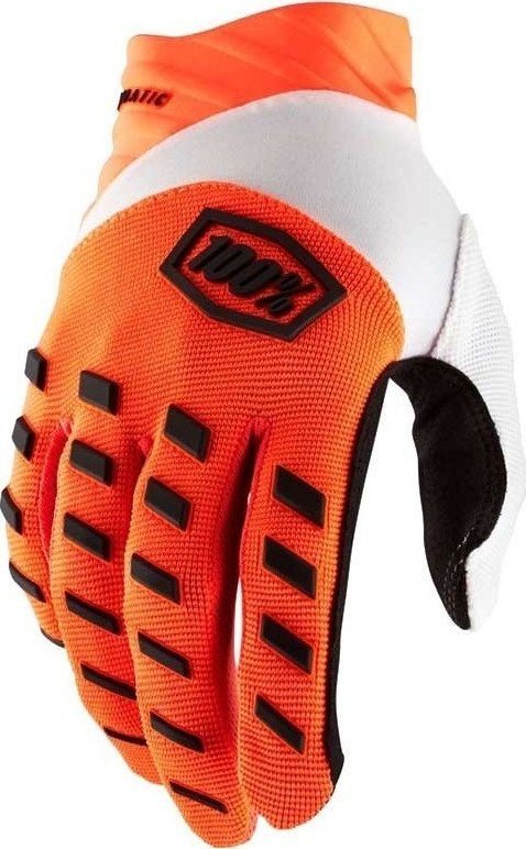 100% Rękawiczki 100% AIRMATIC Glove fluo orange roz. L długość dłoni 193-200 mm NEW