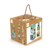 Zabawki kreatywne - Piramida edukacyjna i quiz 2w1 Zwierzęta Scratch - miniaturka - grafika 1