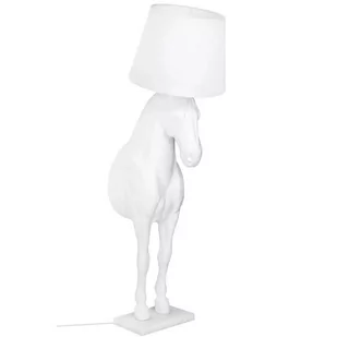 King Home Lampa podłogowa KOŃ HORSE STAND M biała - włókno szklane JB001L.WHITE [15772079] - Lampy stojące - miniaturka - grafika 1