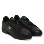 Sneakersy męskie - Sneakersy Lacoste Carnaby Cup 7-49SMA0035 Czarny - miniaturka - grafika 1