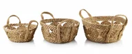 Dekoracje domu - Affek Design BALI KOMPLET 3 KOSZY                    30XH:15CM/27XH:13CM/21XH:9CM 85025-uniw - miniaturka - grafika 1