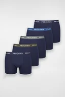 Majtki męskie - Zestaw 5 Par Granatowych Bokserek z Bawełną PM13 - miniaturka - grafika 1