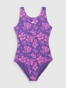 Stroje kąpielowe dla dziewczynek - 4F Kostium kąpielowy jednoczęściowy dziewczęcy - fioletowy 158/164 (12-14 lat) - miniaturka - grafika 1