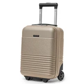 Walizki - PUCCINI Walizka Kabinowa Mała Ryanair Wizzair Na Kółkach Szampańska ABS028D-6C - miniaturka - grafika 1