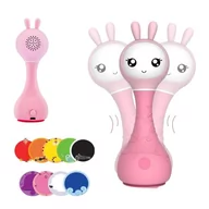 Grzechotki dla dzieci - Króliczek Alilo Smarty Bunny R1 Różowy - miniaturka - grafika 1
