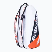 Tenis ziemny - Torba tenisowa Babolat RH6 Pure Strike 65 l white/red - miniaturka - grafika 1