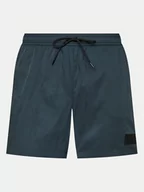 Kąpielówki męskie - Calvin Klein Swimwear Szorty kąpielowe KM0KM01023 Czarny Regular Fit - miniaturka - grafika 1