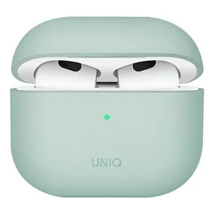 Apple Uniq Etui UNIQ Lino AirPods 3 Silicone zielony/mint green UNIQ538MNT - Akcesoria do słuchawek - miniaturka - grafika 1