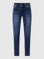 Spodnie damskie - Jeansy o kroju skinny fit z dodatkiem streczu model ‘Alexa’ - miniaturka - grafika 1