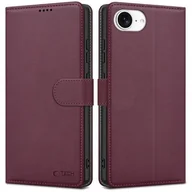 Etui i futerały do telefonów - Etui TECH-PROTECT Wallet do Apple iPhone 16e Bordowy - miniaturka - grafika 1