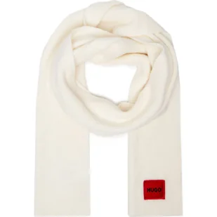 HUGO Wełniany szal Zaff 6 - Apaszki i szaliki męskie - miniaturka - grafika 1