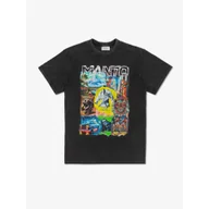 Koszulki sportowe damskie - MANTO t-shirt IVO czarny XS - miniaturka - grafika 1