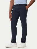 Spodnie męskie - BOSS Chinosy 50548006 Granatowy Slim Fit - miniaturka - grafika 1