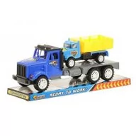 Samochody i pojazdy dla dzieci - Laweta z ciężarówką z napędem Adar - miniaturka - grafika 1