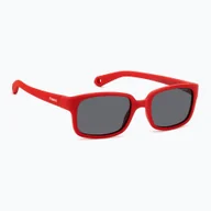 Okulary przeciwsłoneczne - Okulary przeciwsłoneczne dziecięce Polaroid PLD K008/S matte red/grey polarized WYSYŁKA W 24H 30 DNI NA ZWROT - miniaturka - grafika 1
