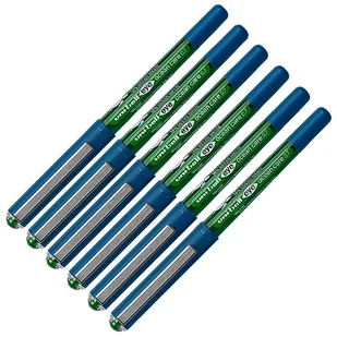 Faber-Castell uni-ball 205097 - długopis kulkowy Faber-Castell uni-ball EYE Ocean Care, 6 szt., wkład 0,4 mm, zielony, nieścieralny - Długopisy - miniaturka - grafika 1
