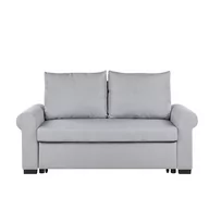Sofy i kanapy - Sofa Rozkładana Jasnoszara Silda - miniaturka - grafika 1