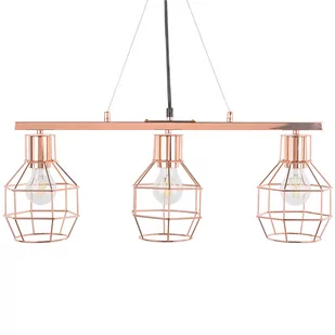 Beliani Lampa wisząca miedziana ORNE - Lampy pozostałe - miniaturka - grafika 1