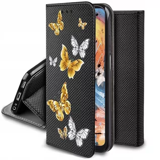 Portfele - Etui do Samsung Galaxy A05S MAGNET WZORY CASE PORTFEL + SZKŁO 9H - grafika 1