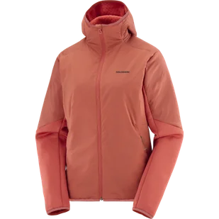 BLUZA DAMSKA SALOMON OUTLINE WARM HYBRID W C23262 - Bluzy sportowe damskie - miniaturka - grafika 1