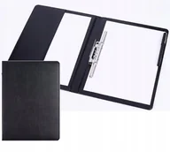 Deski z klipsem - Clipboard Teczka Aktówka Organizer Podkładka Do Pisania Deska Z Klipsem A4 Czarna - miniaturka - grafika 1