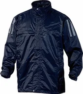 Odzież robocza - Delta Plus Bluza przeciwdeszczowa z poliestru powlekanego PVC podszewka z siatki poliestrowej kolor granatowy rozmiar 3XL CORP KISSIBM3X KISSIBM3X - miniaturka - grafika 1