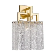 Lampy ścienne - Zuma Line Palace kinkiet 1x42W złoty mat/szkło przezroczyste W0523-01A-U8AC - miniaturka - grafika 1