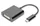 DIGITUS Adapter graficzny USB Typ C na DVI Full HD czarny 0,1m