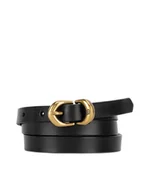 Paski - Gino Rossi Pasek Damski BLYL24005-3 Czarny - GINO ROSSI - miniaturka - grafika 1