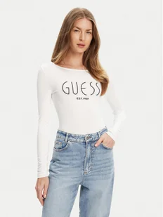 Guess Body W5YP05 K68D2 Biały Slim Fit - Body - miniaturka - grafika 1