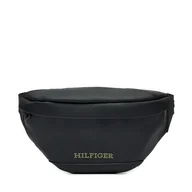 Nerki - Saszetka nerka Tommy Hilfiger Monotype Pu Bumbag AM0AM12603 Czarny - miniaturka - grafika 1